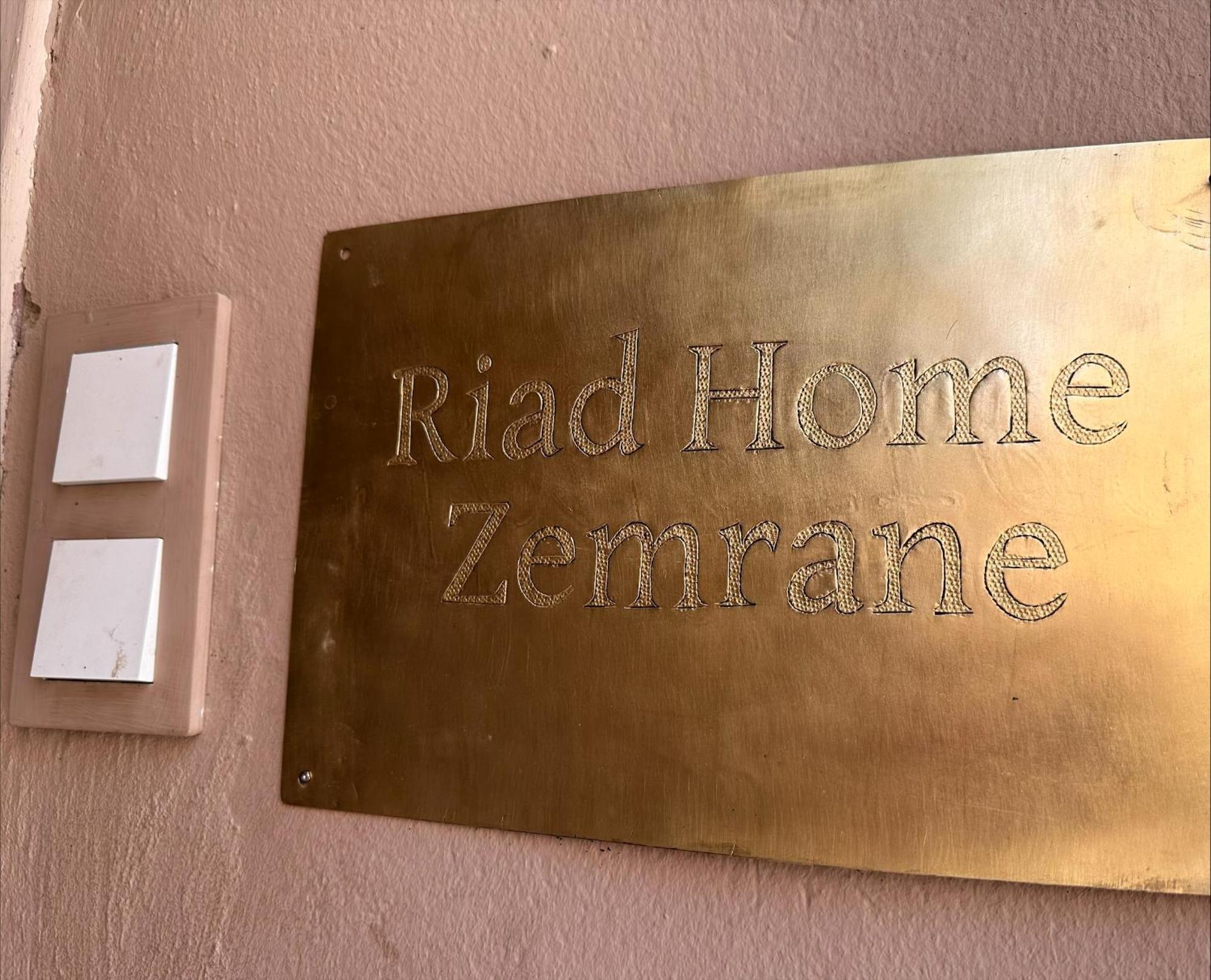 Riad Home Zemrane Marakéš Exteriér fotografie